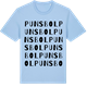 Blue Soul t-shirt med Punsbol ordlek t-shirt