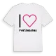 Jag älskar Pyntängarna t-shirt stort tryck