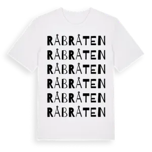 Råbråten ordlek t-shirt – ekologisk bomull t-shirt från Pinshirt