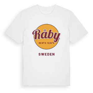 Råby cirkel t-shirt – ekologisk bomull t-shirt från PinShirt
