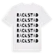White t-shirt med Rackstad ordlek t-shirt