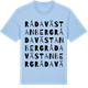 Blue Soul t-shirt med Råda Västanberg ordlek t-shirt