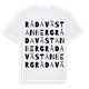 Råda Västanberg ordlek t-shirt