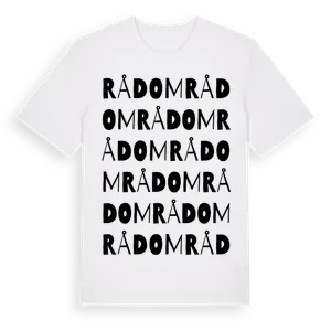 Rådom ordlek t-shirt – ekologisk bomull t-shirt från Pinshirt