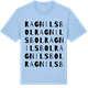 Blue Soul t-shirt med Ragnilsbol ordlek t-shirt