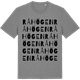 Mid Heather Gray t-shirt med Råhögen ordlek t-shirt