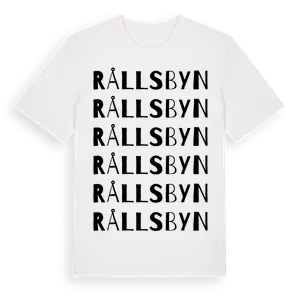 Rållsbyn ordlek t-shirt – ekologisk bomull t-shirt från Pinshirt
