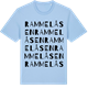 Blue Soul t-shirt med Rammelåsen ordlek t-shirt