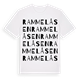 Rammelåsen ordlek t-shirt