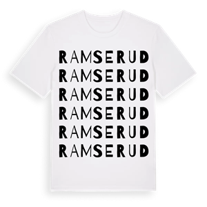Ramserud ordlek t-shirt – ekologisk bomull t-shirt från PinShirt