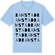 Blue Soul t-shirt med Ramstad ordlek t-shirt