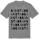 Mid Heather Gray t-shirt med Ramstad ordlek t-shirt
