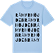 Blue Soul t-shirt med Råmyrhöjden ordlek t-shirt