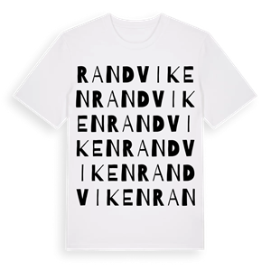 Randviken ordlek t-shirt – ekologisk bomull t-shirt från Pinshirt