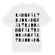 Rangfältrud ordlek t-shirt