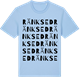 Blue Soul t-shirt med Ränksed ordlek t-shirt