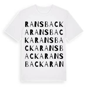 Ransbacka ordlek t-shirt – ekologisk bomull t-shirt från Pinshirt