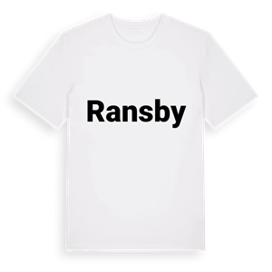 Ransby fetstil t-shirt – ekologisk bomull t-shirt från PinShirt