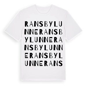 Ransbylunne ordlek t-shirt – ekologisk bomull t-shirt från PinShirt