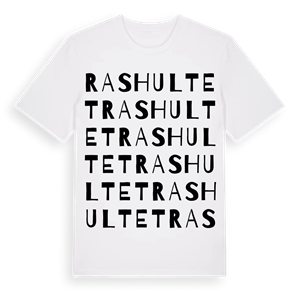 Rashultet ordlek t-shirt – ekologisk bomull t-shirt från PinShirt