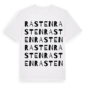 Rasten ordlek t-shirt – ekologisk bomull t-shirt från PinShirt