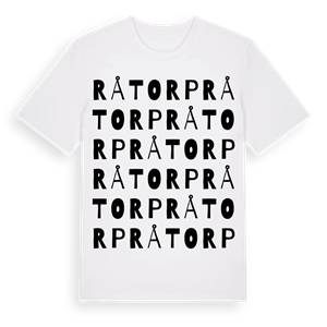 Råtorp ordlek t-shirt – ekologisk bomull t-shirt från PinShirt