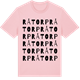 Pink Cotton t-shirt med Råtorp ordlek t-shirt