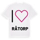 Jag älskar Råtorp t-shirt stort tryck