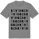 Mid Heather Gray t-shirt med Rävängen ordlek t-shirt