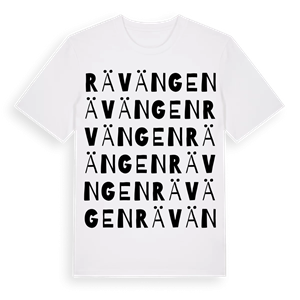 Rävängen ordlek t-shirt – ekologisk bomull t-shirt från PinShirt