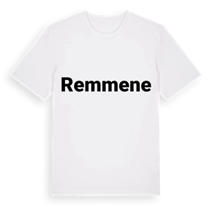 Remmene fetstil t-shirt – ekologisk bomull t-shirt från PinShirt