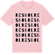 Pink Cotton t-shirt med Resbol ordlek t-shirt