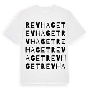 Revhaget ordlek t-shirt – ekologisk bomull t-shirt från Pinshirt