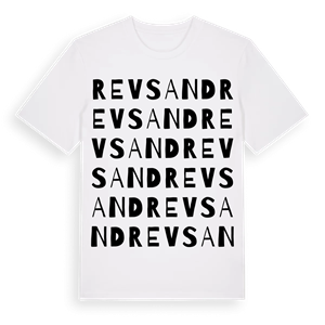 Revsand ordlek t-shirt – ekologisk bomull t-shirt från PinShirt