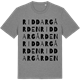Mid Heather Gray t-shirt med Riddargården ordlek t-shirt