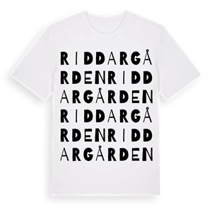Riddargården ordlek t-shirt – ekologisk bomull t-shirt från PinShirt
