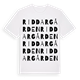 Riddargården ordlek t-shirt