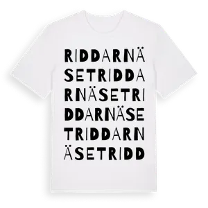 Riddarnäset ordlek t-shirt – ekologisk bomull t-shirt från Pinshirt