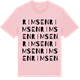 Pink Cotton t-shirt med Rimsen ordlek t-shirt