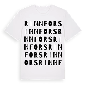 Rinnfors ordlek t-shirt – ekologisk bomull t-shirt från PinShirt