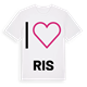 Jag älskar Ris t-shirt stort tryck