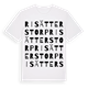 Risätterstorp ordlek t-shirt