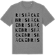 Mid Heather Gray t-shirt med Risbäcken ordlek t-shirt
