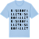 Blue Soul t-shirt med Risbrofallet ordlek t-shirt