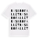 Risbrofallet ordlek t-shirt