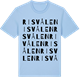 Blue Soul t-shirt med Risvålen ordlek t-shirt