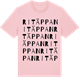Pink Cotton t-shirt med Ritäppan ordlek t-shirt