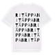 White t-shirt med Ritäppan ordlek t-shirt