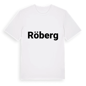 Röberg fetstil t-shirt – ekologisk bomull t-shirt från Pinshirt