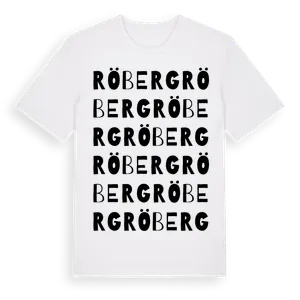 Röberg ordlek t-shirt – ekologisk bomull t-shirt från Pinshirt